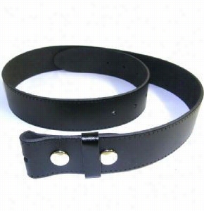 Plain Black Leather Belt Ffor Use With Any Belt Buckle