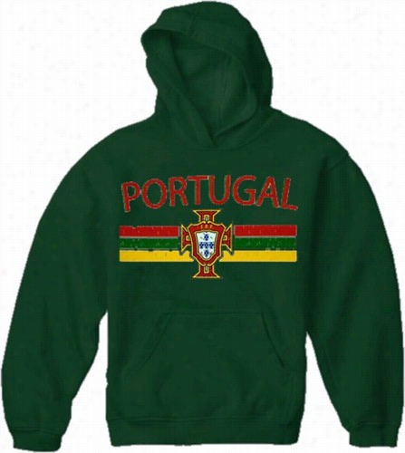 Portugal Vintage Shield International Hoodie