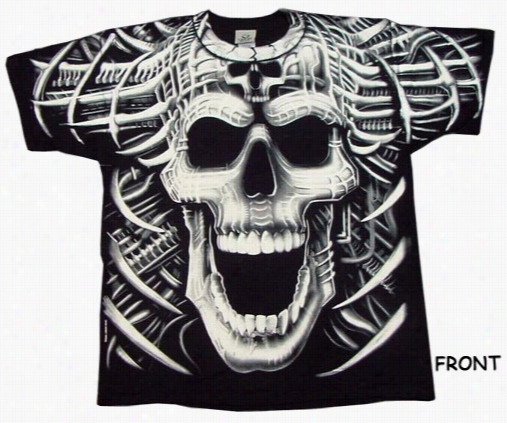 Psycho Skull Scream T-shirtt