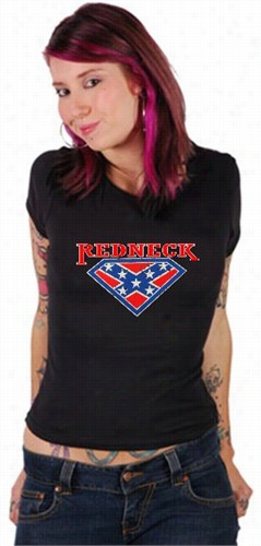 Rebel & Redneck Etes - Super Redneck  Girls T-shirt