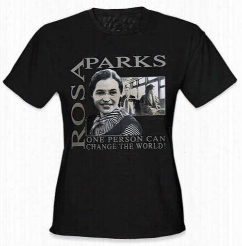 Rosa Parks &quot;change The World&quot; Girl's T-shirt