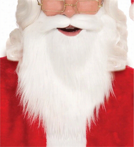 Santa Claus Beard And Mustache Set