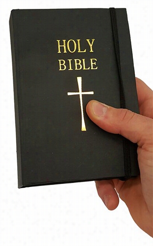 Secret Hiddn Flask In A Bible