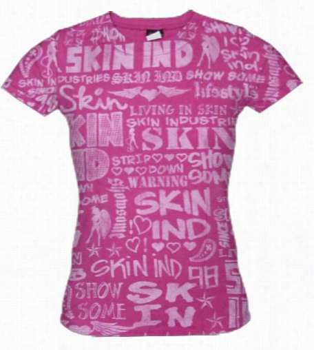 Skin Industries Mixed Girls T-shirt (rasberry)