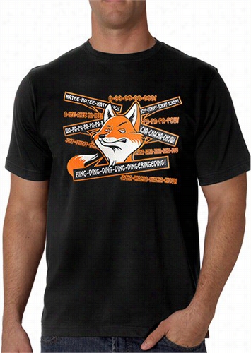 So Many Fox Sayings - What Doesthe Fox Say? Mens T-shirt