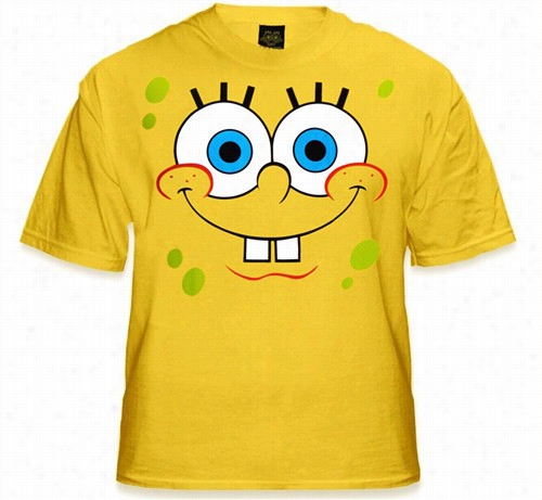 Sponge Bob Squarepants &quot;face Of Bob&quo;t T-shirt