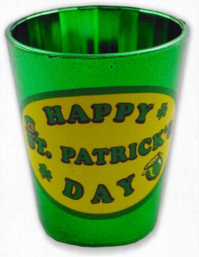 St. Patrick's Day Metallic Shot Glass