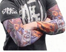 Tattoo Sleeves - Psycho Slio On Tattoo Sleeves (pair)