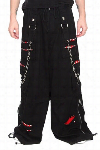 Tripp Nyc &quot;slashed Combat&quot; Bondage Pants