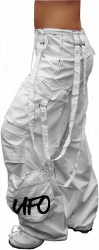 Ufo Girly Extreme &quot;floppy&quot; Dance Pants  (white)