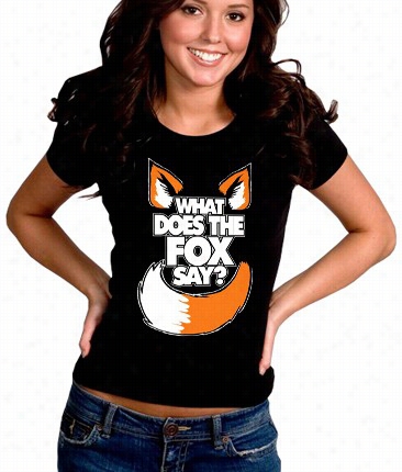 What Does The Fox Say? Ylvis Youtube Video Gir's T-shirt