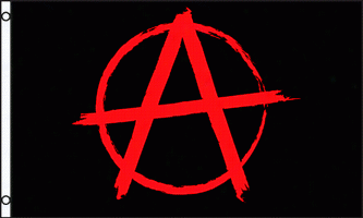 3 X 5 Anarchy Flag