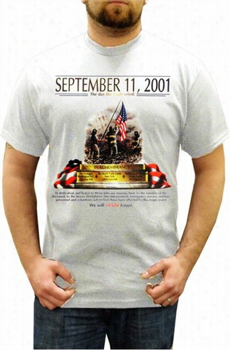 9/11 Never Forget Memorial T-shirt