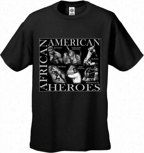 African American Sports Heroes Men's T-shrt