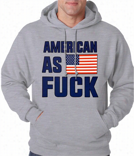 American  As F*ck Adult Hoodie