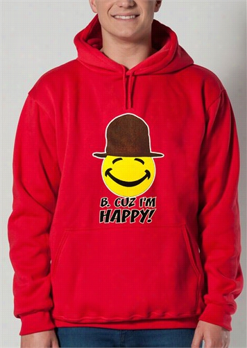 &quot;b. Cuz I'm Happh&quot; Song Adult Hoodie