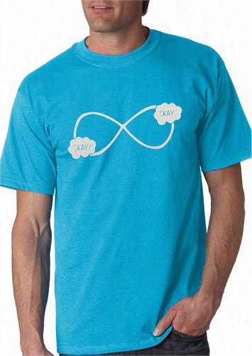 &quo;okay? Okay.&quot; John Green Quote The Fault In Our Stars Ininity Symbol Men's T-shirt