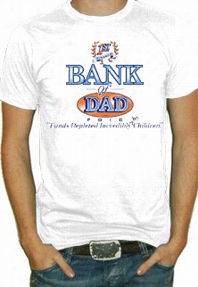 Bank Of Dad Mens T-shirt