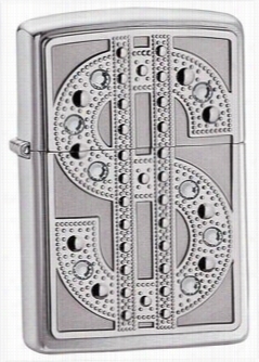 Bling Dollar Symbol Zippo Ligtehr