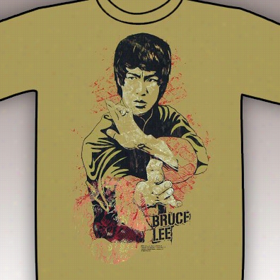 Bruce Lee Sand Script T-shirt