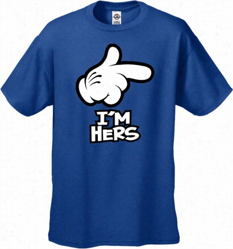 Cartoon Hands I'mhers Men's T-shirt