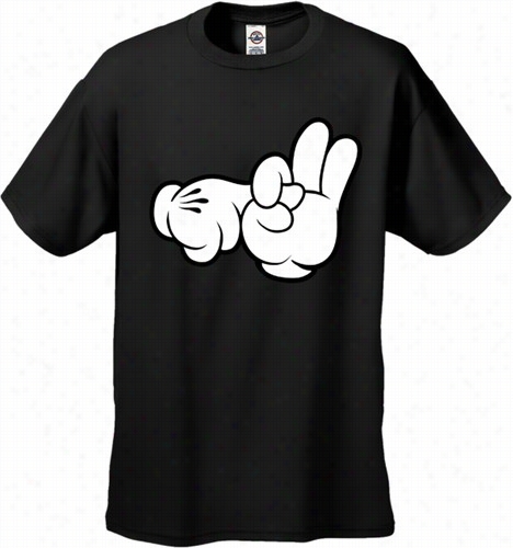 Cartoon Sex Hands Men's T-shirt