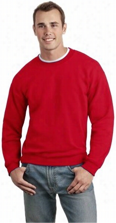 Crew Neck Sweatshirts For Men & Women - Crewneck Sweatshirt (red)