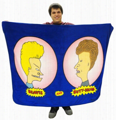 Deluxe Beavis And Butthead Cover Fleecily Throw