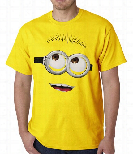 Despicable M E Minion Mens T-shirt (yellow)