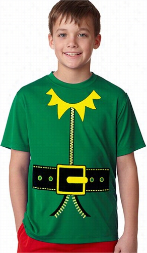 Elf T-shhirt - Kid's Elf T-shirt (kelly Green)