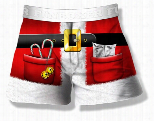 Fun Boxers - Funny Santa Boxer Shorts