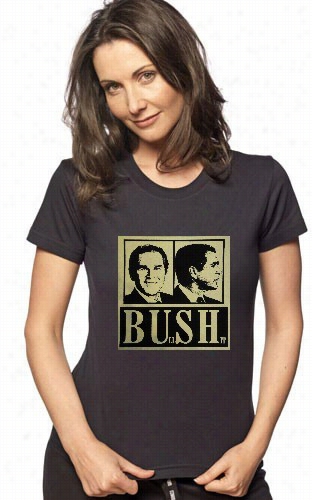 Geoorge Bush Bull Shit Girls T-shirt