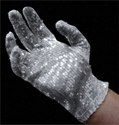 Glitter Sequon Two Sided Costume Glove