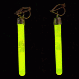 Glow In The Dark Light Up Clip-on Earrings