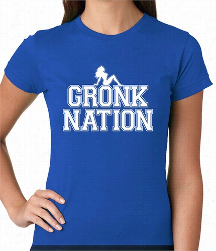 Gronk Nation Sexy Babe Ladies T-shirt