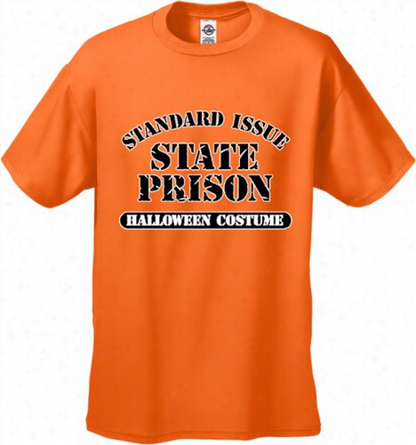 Halloween Costume T-shirt - Statte Prison Halloween Costume T-shirt