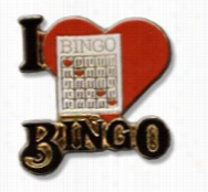 I Llovve Bingo Lapel P In