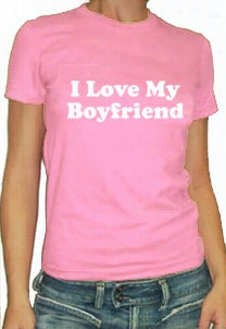 I Love / I Hate My Boyfriend Girs T-shirt