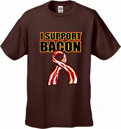 I Suport Bacon Men's T-shirt