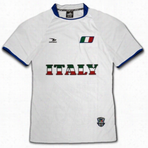 Italy Pro Soccer Jerse Y :: Pro Futball Jersey  ((white)