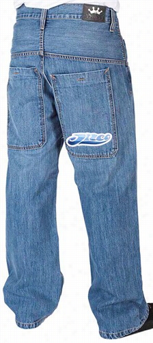 Jnco Jeans - Jnco Suffer Stacks Jeans (stone Wash)