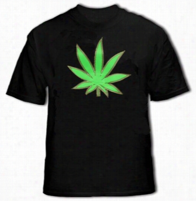 Mega Aanimated Raving Pot Leaf Shirt