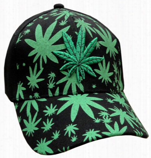 Multi Pot Leaf Baseball Hat