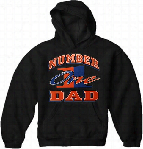 Number One Dad Adult Hoodie