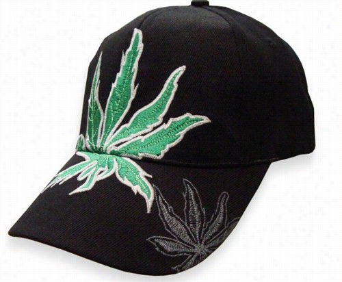 Pott Leaf Baseball Hat (balck)