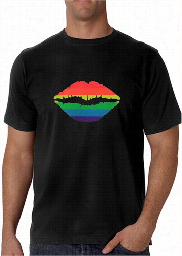 Pride Rainbow Kiss Men's T-shirt