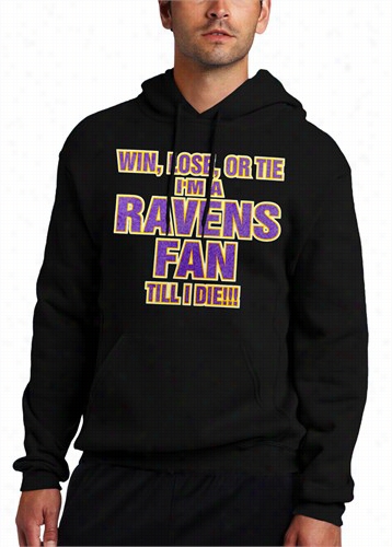 Ravens Fan Till I Die Adult Hoodie