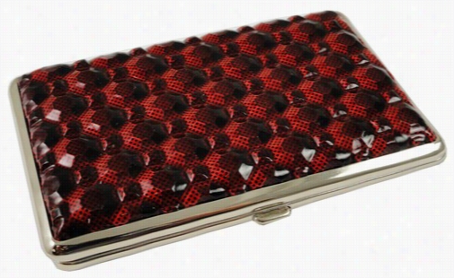 Red Gem Cigarette Case (for Regular Size & 100's)