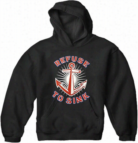 Refuse To Sink Person Of Mature Age Hoodie