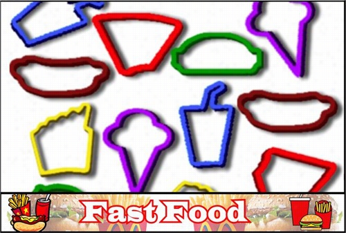 Rubba Bandz - Fast Food Fun Shapes Rubber Band Bracelet (12 Pack)